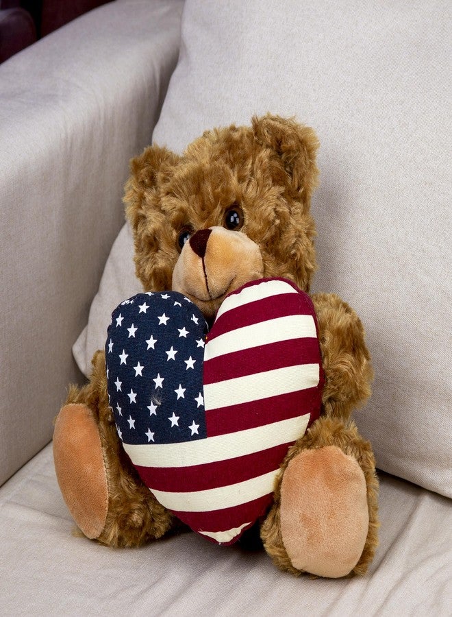 Plushland American Pillow Bear 11 Inches Adorable Beige Pillow Plush Stuffed Animal Toy for Kids Children - Image 2